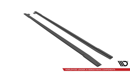 Street Pro Seitenschweller V.1 passend für Ford Mustang GT Mk6 FL schwarz matt