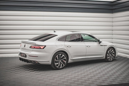 Street Pro Seitenschweller V.1 passend für VW Arteon R/ R-Line Limousine / Shooting Brake Mk1 FL schwarz matt