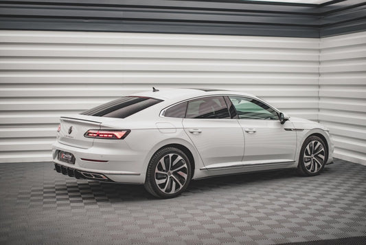 Street Pro Seitenschweller V.1 passend für VW Arteon R/ R-Line Limousine / Shooting Brake Mk1 FL schwarz matt