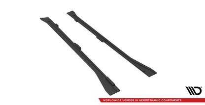 Street Pro Seitenschweller V.1 passend für VW Arteon R/ R-Line Limousine / Shooting Brake Mk1 FL schwarz matt