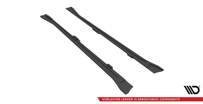 Street Pro Seitenschweller V.1 passend für VW Arteon R/ R-Line Limousine / Shooting Brake Mk1 FL schwarz matt