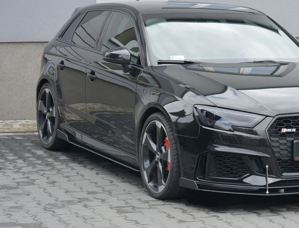 Street Pro Seitenschweller V.2 passend für Audi RS3 Sportback 8V FL schwarz matt