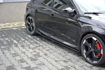 Street Pro Seitenschweller V.2 passend für Audi RS3 Sportback 8V FL schwarz matt