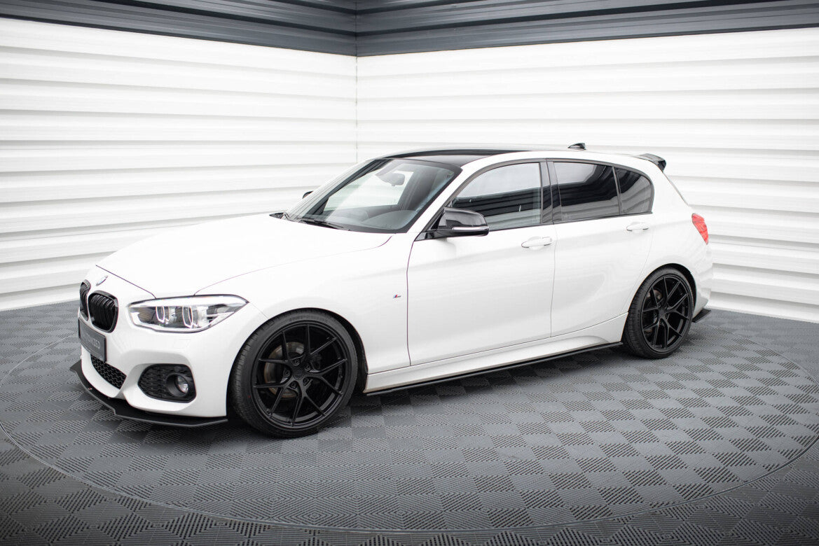 Street Pro Seitenschweller V.2 passend für BMW 1er F20 M135i / M140i / M-Paket schwarz matt