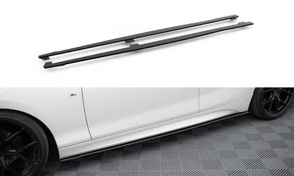 Street Pro Seitenschweller V.2 passend für BMW 1er F20 M135i / M140i / M-Paket schwarz matt