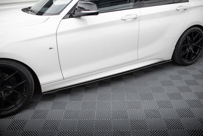 Street Pro Seitenschweller V.2 passend für BMW 1er F20 M135i / M140i / M-Paket schwarz matt