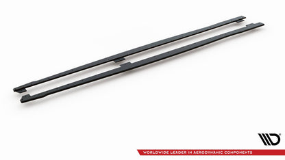 Street Pro Seitenschweller V.2 passend für BMW 1er F20 M135i / M140i / M-Paket schwarz matt