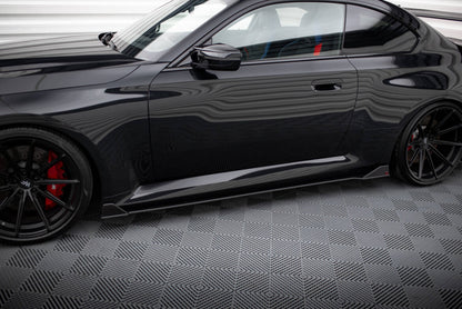 Street Pro Seitenschweller V.2 passend für BMW M2 G87 schwarz matt