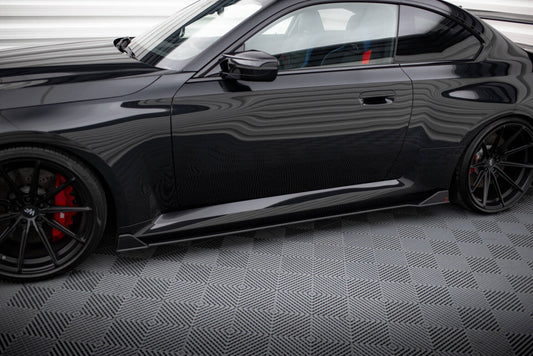 Street Pro Seitenschweller V.2 passend für BMW M2 G87 schwarz matt