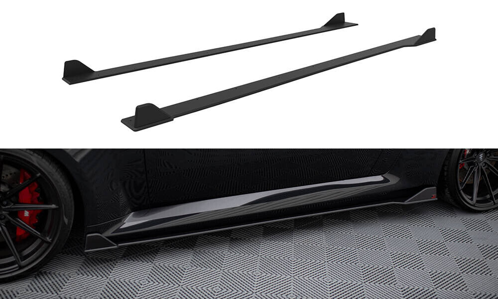 Street Pro Seitenschweller V.2 passend für BMW M2 G87 schwarz matt