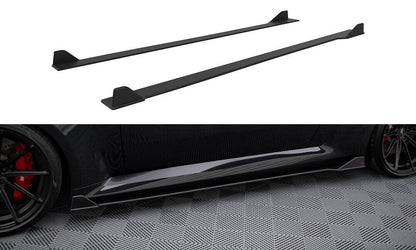 Street Pro Seitenschweller V.2 passend für BMW M2 G87 schwarz matt