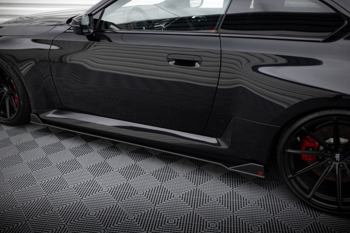 Street Pro Seitenschweller V.2 passend für BMW M2 G87 schwarz matt