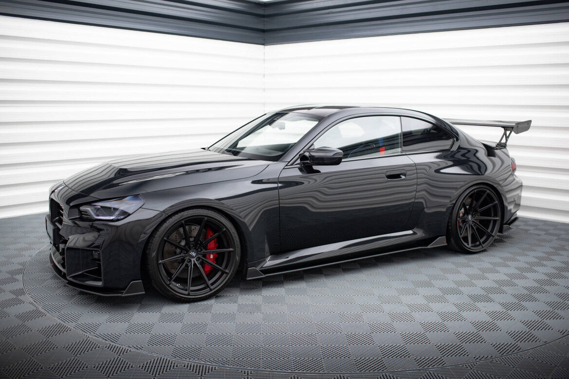 Street Pro Seitenschweller V.2 passend für BMW M2 G87 schwarz matt