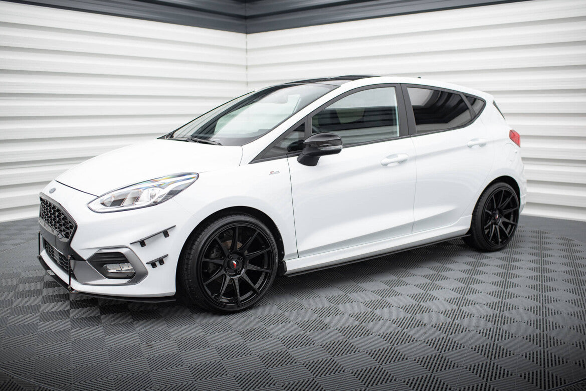 Street Pro Seitenschweller V.2 passend für Ford Fiesta Mk8 ST / ST-Line schwarz Hochglanz