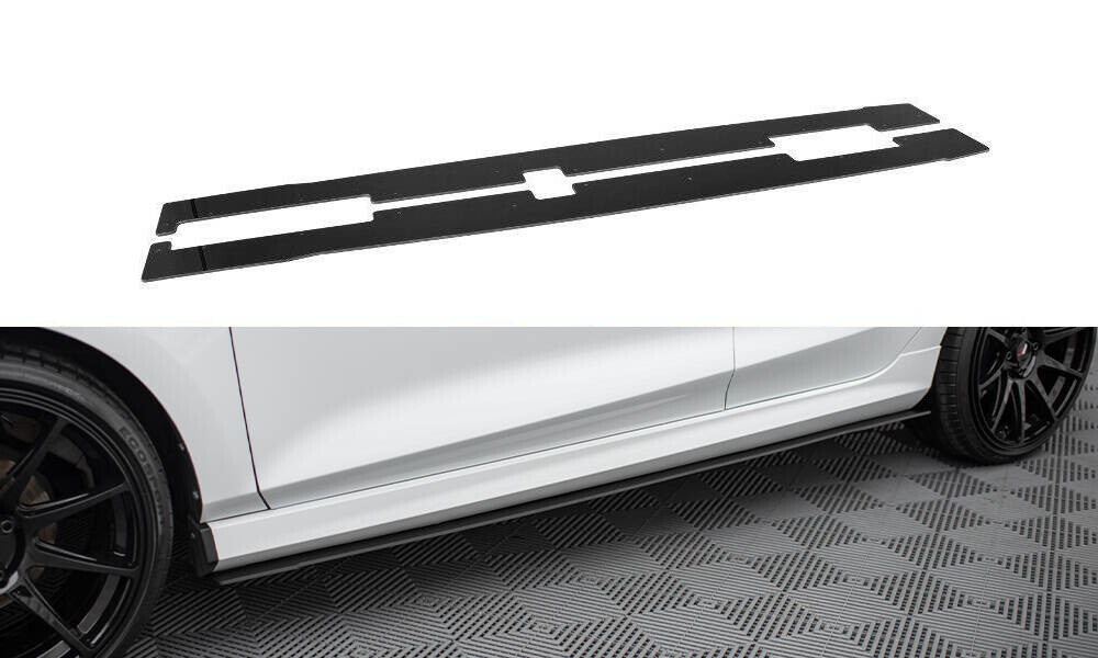Street Pro Seitenschweller V.2 passend für Ford Fiesta Mk8 ST / ST-Line schwarz Hochglanz