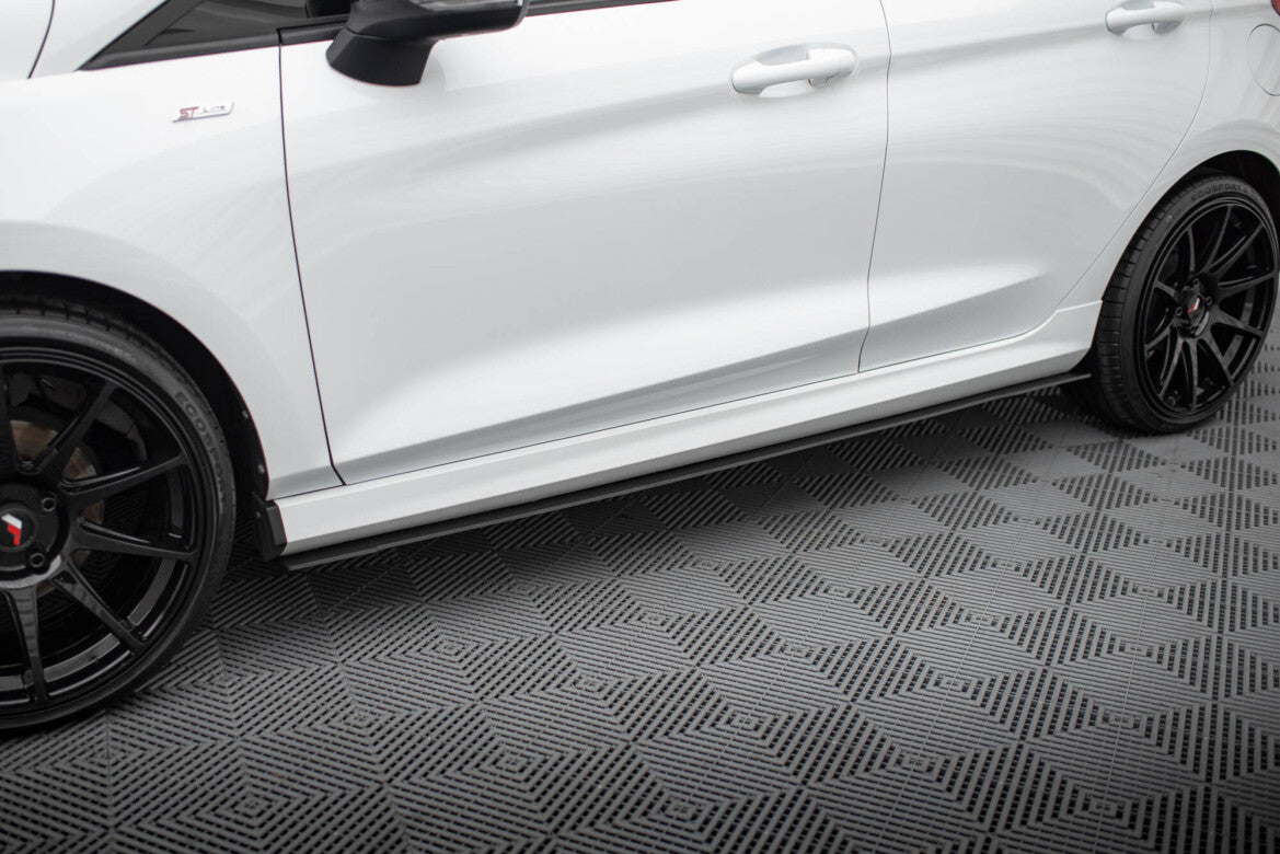Street Pro Seitenschweller V.2 passend für Ford Fiesta Mk8 ST / ST-Line schwarz Hochglanz