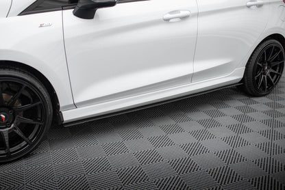 Street Pro Seitenschweller V.2 passend für Ford Fiesta Mk8 ST / ST-Line schwarz Hochglanz