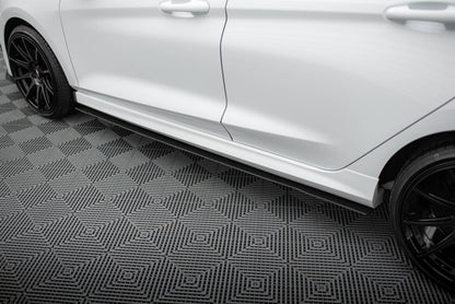 Street Pro Seitenschweller V.2 passend für Ford Fiesta Mk8 ST / ST-Line schwarz Hochglanz