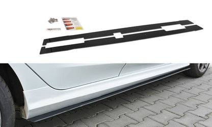 Street Pro Seitenschweller V.2 passend für Ford Fiesta Mk8 ST / ST-Line schwarz matt