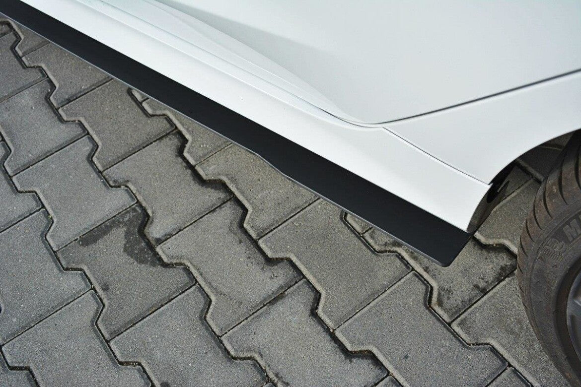 Street Pro Seitenschweller V.2 passend für Ford Fiesta Mk8 ST / ST-Line schwarz matt