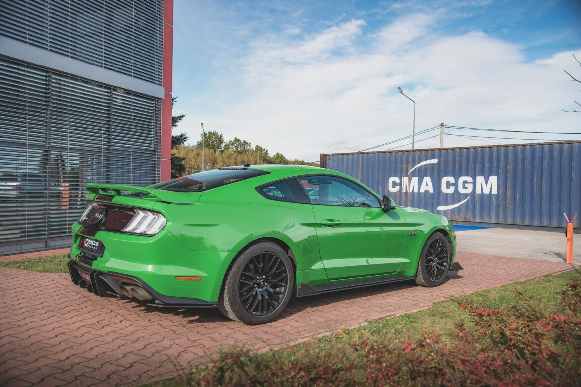 Street Pro Seitenschweller V.2 passend für Ford Mustang GT Mk6 FL schwarz matt