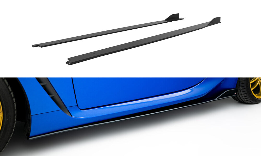 Street Pro Seitenschweller V.2 passend für Subaru BRZ Mk2 schwarz matt