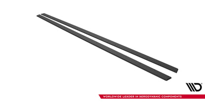 Street Pro Seitenschweller V.2 passend für VW Golf GTI / GTE / GTI Clubsport / R-Line Mk8 schwarz matt