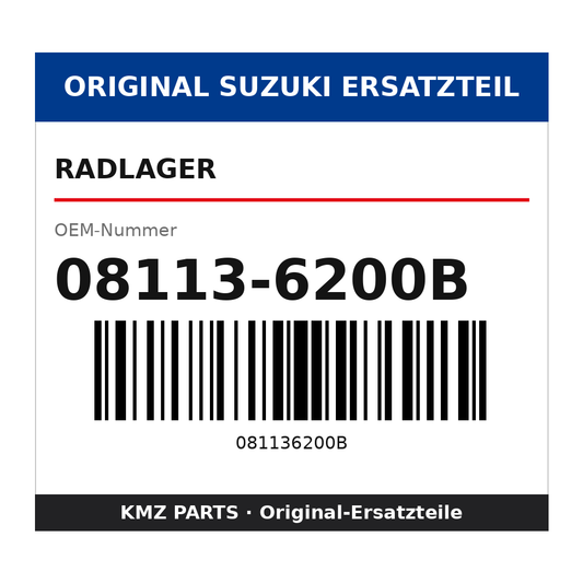 Suzuki Radlager 08113-6200B