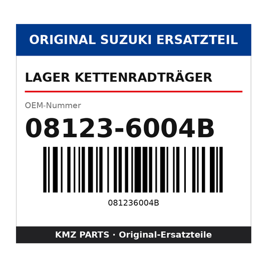 Suzuki Lager Kettenradträger 08123-6004B