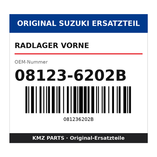 Suzuki Radlager vorne 08123-6202B