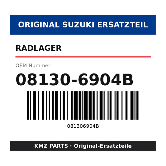 Suzuki Radlager 08130-6904B