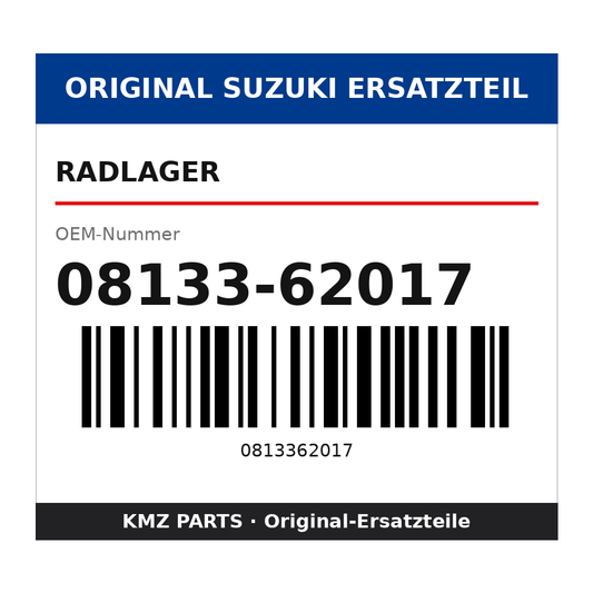 Suzuki Radlager 08133-62017