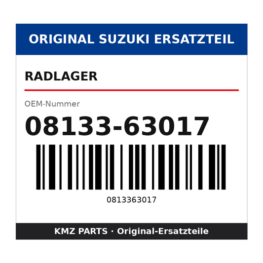 Suzuki Radlager 08133-63017