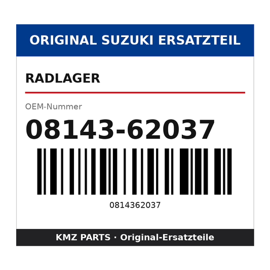Suzuki Radlager 08143-62037