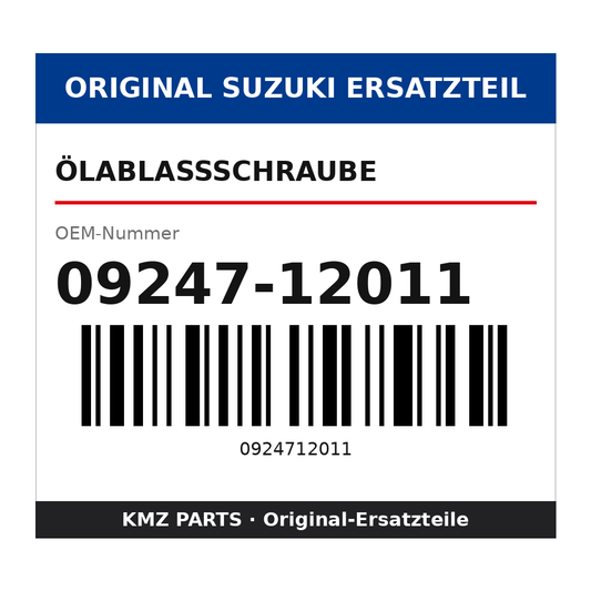 Suzuki Ölablassschraube 09247-12011