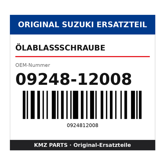 Suzuki Ölablassschraube 09248-12008