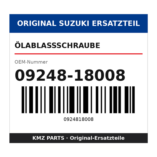 Suzuki Ölablassschraube 09248-18008