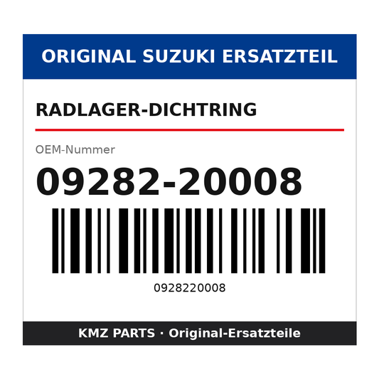 Suzuki Radlager-Dichtring 09282-20008