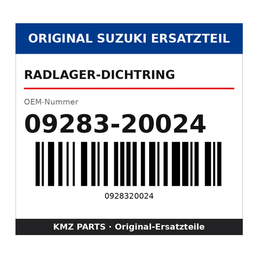 Suzuki Radlager-Dichtring 09283-20024