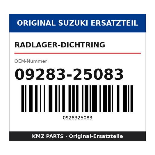 Suzuki Radlager-Dichtring 09283-25083