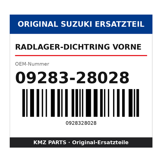 Suzuki Radlager-Dichtring vorne 09283-28028