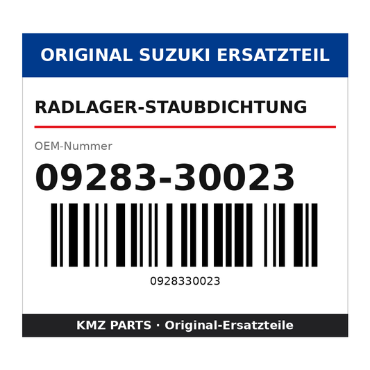 Suzuki Radlager-Staubdichtung 09283-30023