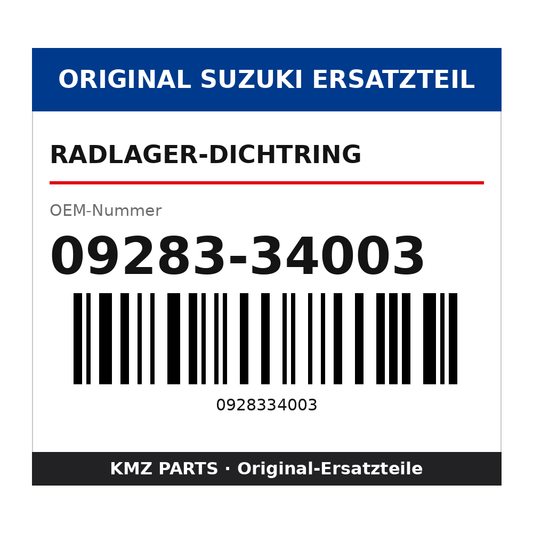 Suzuki Radlager-Dichtring 09283-34003