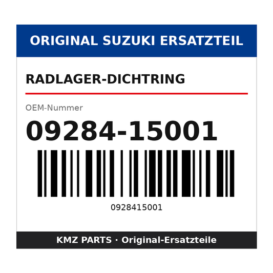 Suzuki Radlager-Dichtring 09284-15001