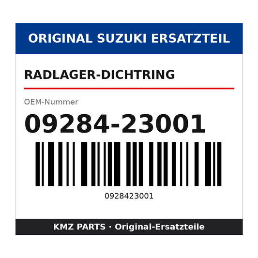 Suzuki Radlager-Dichtring 09284-23001