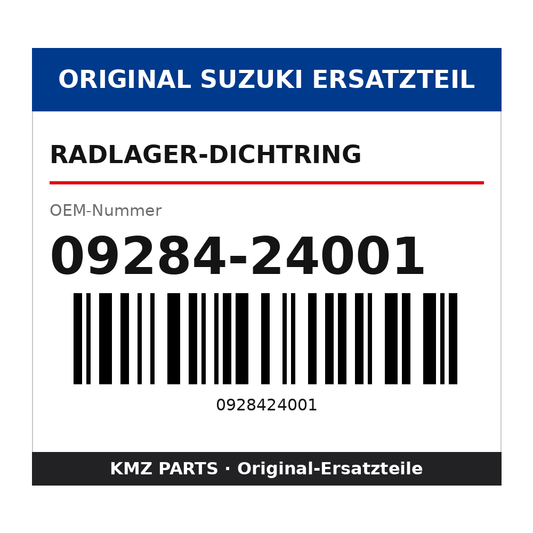 Suzuki Radlager-Dichtring 09284-24001