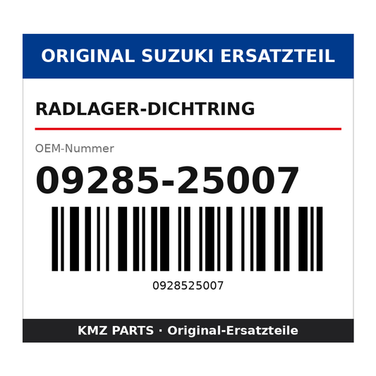 Suzuki Radlager-Dichtring 09285-25007