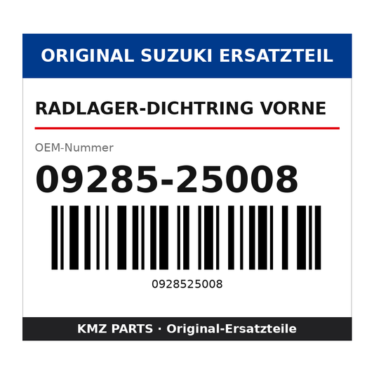 Suzuki Radlager-Dichtring vorne 09285-25008