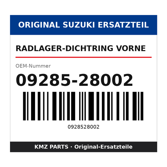 Suzuki Radlager-Dichtring vorne 09285-28002