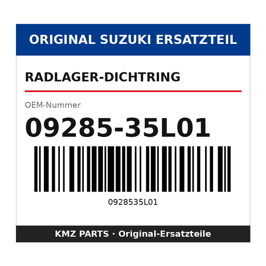 Suzuki Radlager-Dichtring 09285-35L01